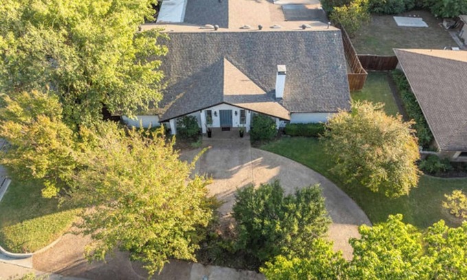 Northwest Dallas House | NEW! Texas Boudoir Estate Spa Home, a luxurious private getaway with indoor pool, sauna, steam‑room, hot tub, Jacuzzi, two king primary suites + loft queen ensuite, lush garden & pond, all in a quiet, upscale Dallas neighborhood.