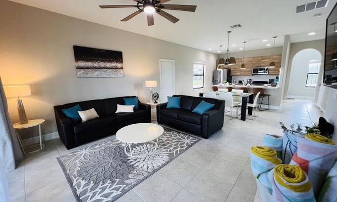 Haines City House | New two story home w/large private pool, patio, BBQ area & game room.