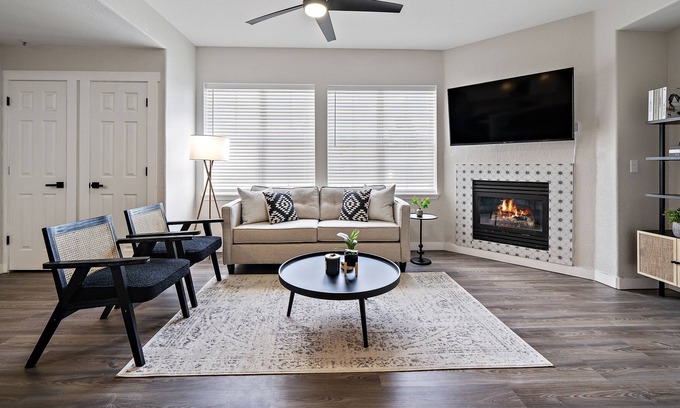 Aurora Condo | Newly Remodeled & Fully Furnished 2 Bedrooms/2Baths- Centrally Located
