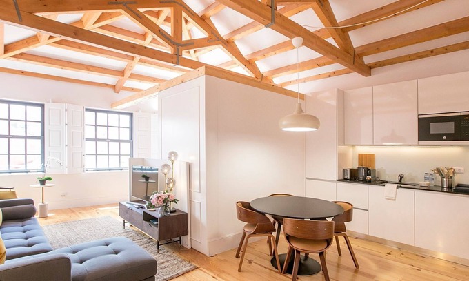 Centro / Baixa Apartment | Newly Renovated Central Loft w/AC by LovelyStay
