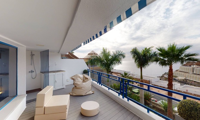 Taurito Apartment | Newly renovated designer apartment with a large terrace and sea views