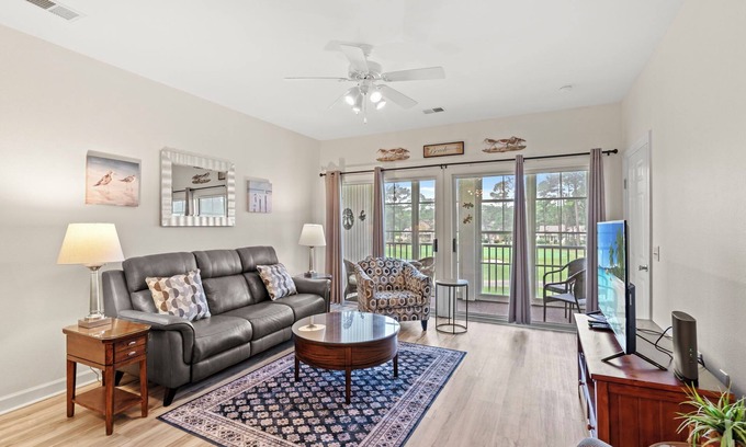 Sea Trail Condo | Newly Updated Villa w/Golf Views -Sunset Beach