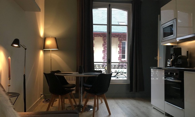 Houlgate Apartment | Nice 1 bedroom Scandinavian design 50m from the beach