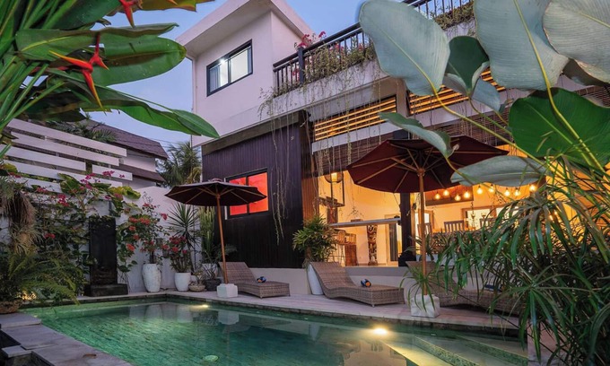 Batu Bolong Villa | Nice 3bdr villa Echobeach with terrace sunset view