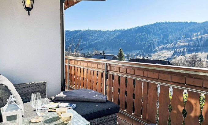St. Blasien Apartment | Nice apartment for 4 people with WIFI, TV and balcony