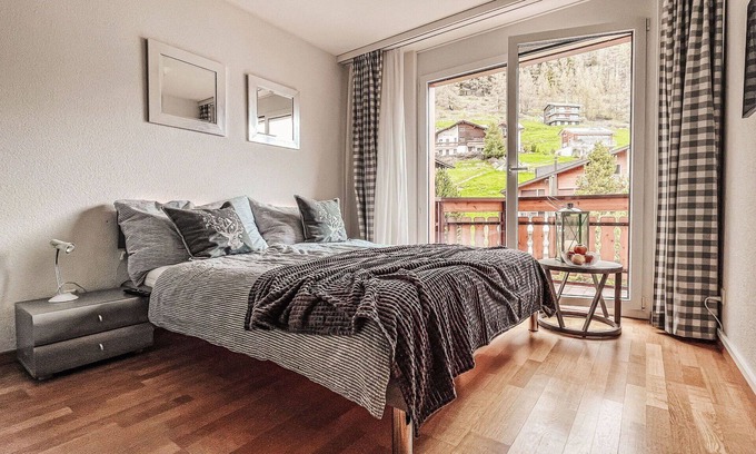 Saas-Fee Apartment | Nice apartment for 4 people with WIFI, TV and balcony