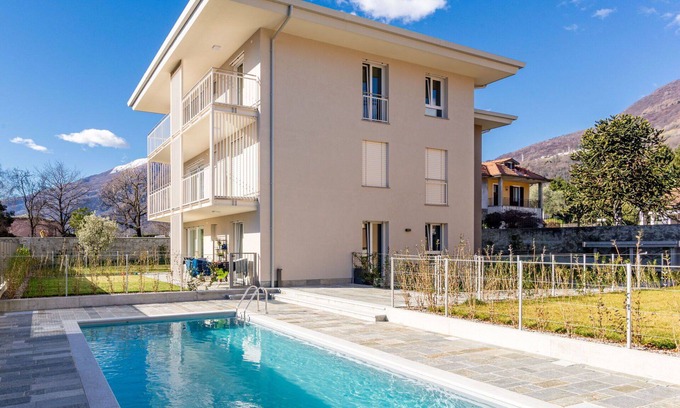 Consiglio di Rumo Apartment | Nice apartment for 4 people with A/C, pool, WIFI, TV and balcony