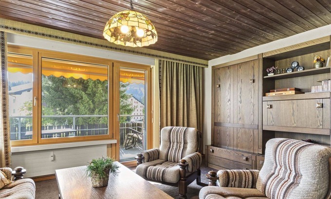 Parpan Apartment | Nice apartment for 4 people with TV and balcony