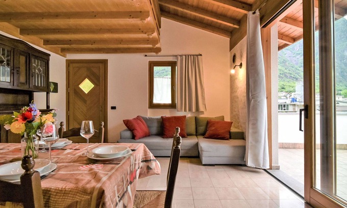 Prata Camportaccio Apartment | Nice apartment for 5 people with WIFI, TV, terrace and pets allowed
