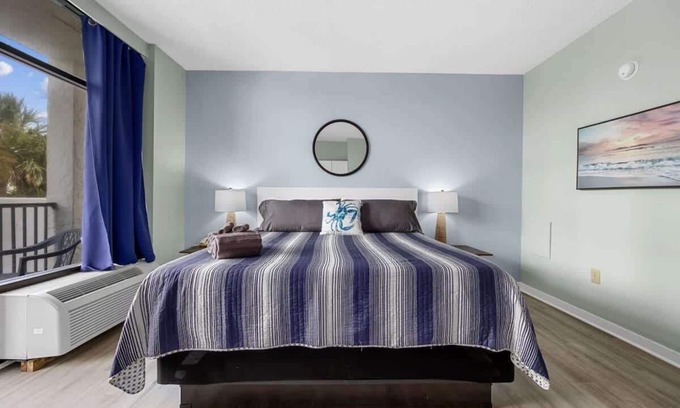 Myrtle Beach Condo | Nice Beach View Condo,King,Pool,Sm Dogs,FREE Tickets,F24