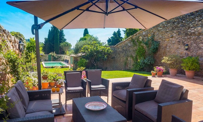 Montouliers House | Nice house with view and private pool near the Canal du Midi