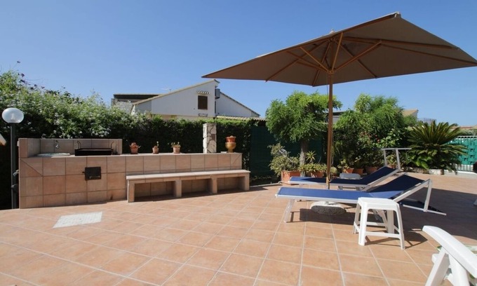 Solfarelli Villa | Nice Villa, 2 Minutes to the Beach, Large Terrace, 2 Bedrooms, Wi-fi, A/C