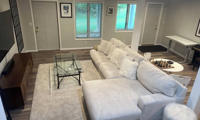 Iowa City House | Nice walk-out 2-BR lower floor apartment in home. walking distance to hospital