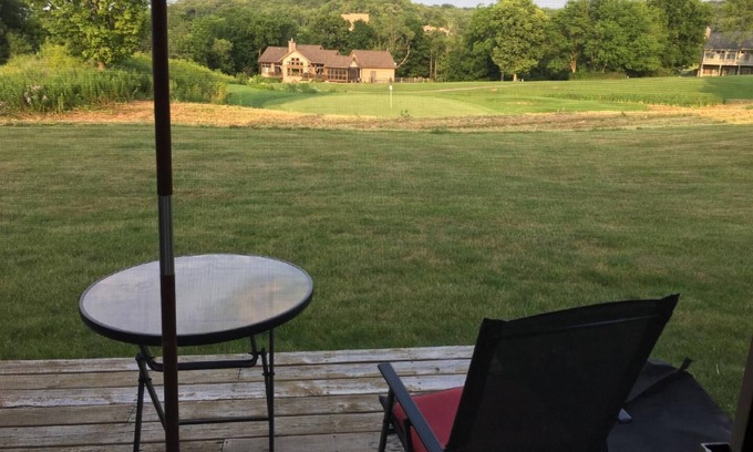 The Galena Territory House | Nicely updated 1 bed-2 bath townhouse in a great location and a beautiful view!