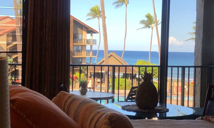 Honokowai Apartment | NO RESORT or PARKING FEES! Relax in this beautiful ocean view studio condo!