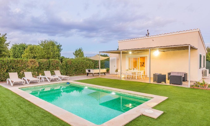 Lloseta Villa | NOGUER 6 - Beautiful villa with beautiful exteriors including private pool and billiards.