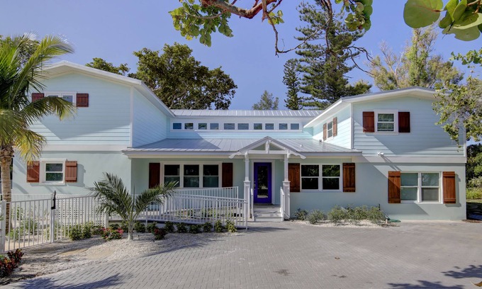 Anna Maria House | North End AMI, Pool,Ocean Views,Tropical Oasis and elevator. No hurricane Damage