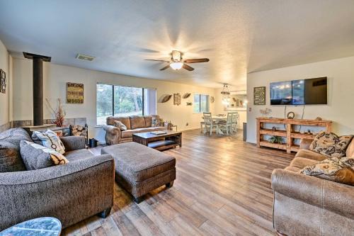 Cascadel Woods House | North Fork Vacation Rental 28 Mi to Yosemite