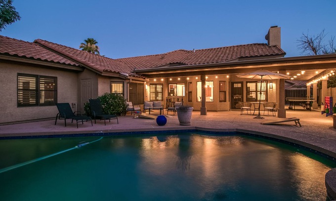Arabian Views House | North Scottsdale 4 Bdrm with Entertainer's Yard and Game Room!