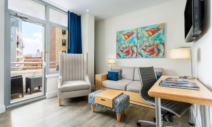 Central Park West Hotel | NY Studio With Terrace Room at Arthouse Hotel New York City