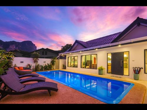 Ao Nang Villa | Oasis 4BR Private Pool Villa in central Ao Nang