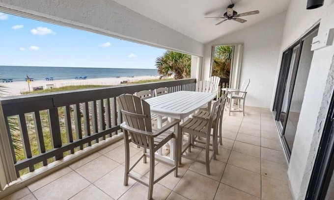 Ono Island Apartment | Ocean Front Condo Huge Balcony with Boat Slip