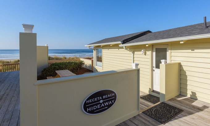 Florence Cottage | Ocean Front Cottage With Private Beach Access To Heceta Beach