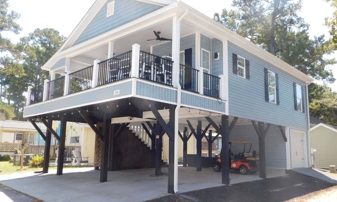 Surfside Beach House | Ocean Lakes Getaway | 5-Min Walk to Beach