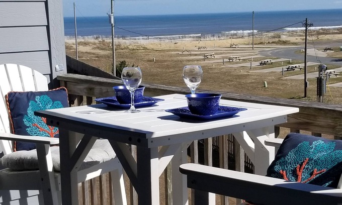 Rodanthe Condo | OCEAN & SOUND VIEW! LINENS PROVIDED! SPECIALS! COMPLIMENTARY AMENITIES!