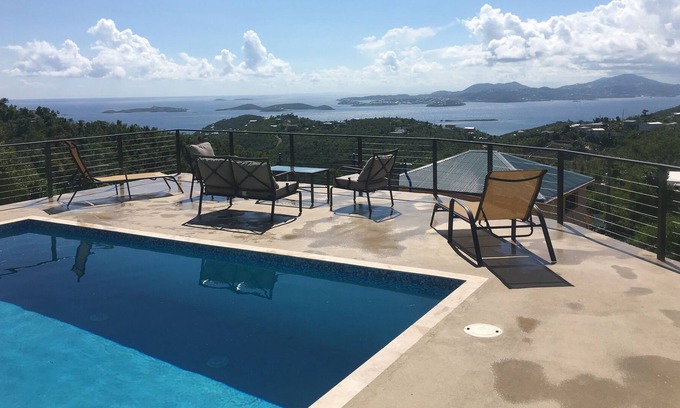 Estate Bellevue House | Ocean-View Loft House with Saltwater Pool and Discounted Jeep Rental