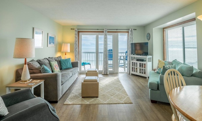 Kure Beach Condo | Oceanfront Condo with 3+ Pools! - Ocean Dunes 2123