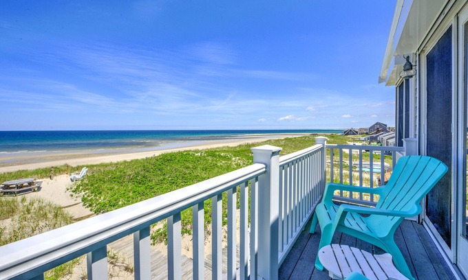 East Sandwich House | Oceanfront Escape—Decks, Views & Family Space