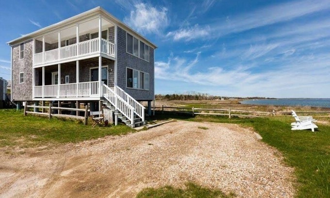 Barnstable House | OCEANFRONT! STEPS to Shore!