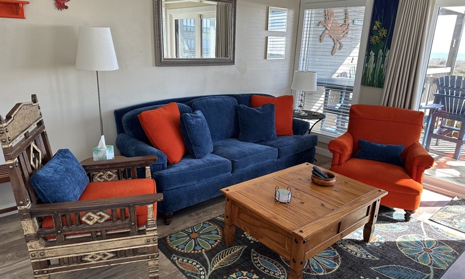 Duck Condo | OCEANFRONT@The Lucky Duck- 100% renovated, clean, cozy & well-appointed.