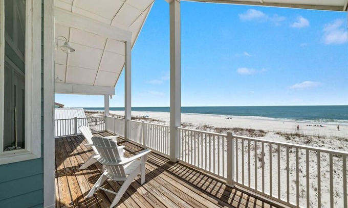 Gulf Shores House | Oceanfront/Zero Steps to Beach/Views/4BR