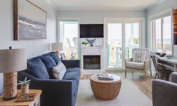 Morehead City Condo | Oceanside Oasis- Oceanfront, Pool, Steps to beach access -sleeps 6
