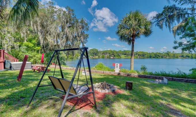 Ocklawaha House | Ocklawaha Lake House w/Private Hot Tub & Views!