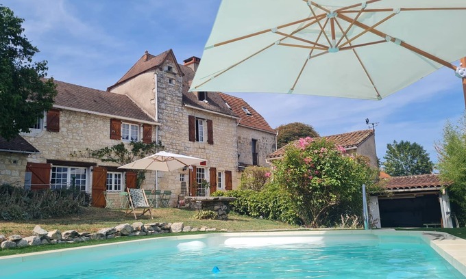 Cras House | Old farmhouse with pool and magnificient view