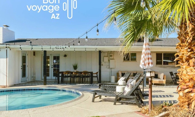 Papago Parkway House | Old Town Scottsdale Gem Heated Pool & Hot Tub