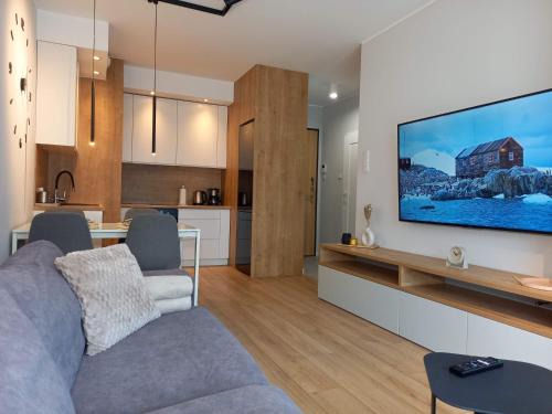 Zaspa Apartment | OLii - Apartament z balkonem - AZW Gdańsk