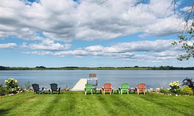 Central Square House | Oneida Lakefront Home with Dock @ Peaceful Big Bay