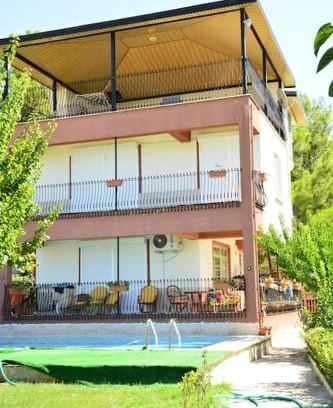 Manavgat House | ormanın içinde geniş havuzlu triplex villa