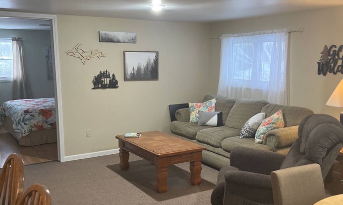St Ignace Apartment | Owl’s Nest our UP Guest Getaway
