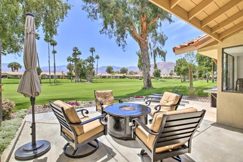 Palm Desert Apartment | Palm Desert Escape with Patio, Grill and Fire Pit