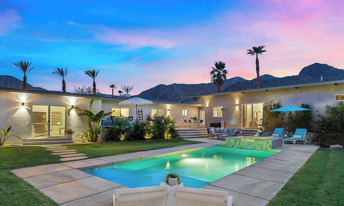 Magnesia Falls Cove House | 'Palo Santo' 1948 Beauty in Rancho Mirage