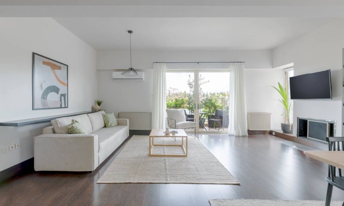 Mets Apartment | Panoramic 1BR Apartment near Kallimarmaro Stadium