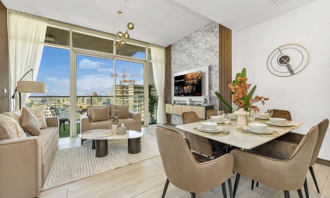 Jumeirah Village Circle Apartment | Panoramic City View l Pool | Gym | JVC | Zaya | 1B