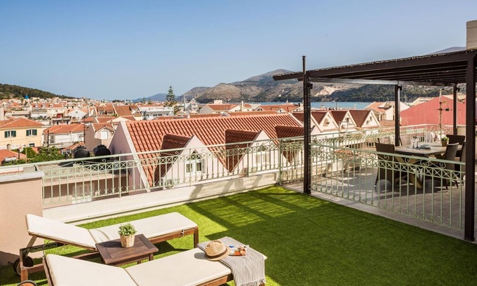 Kefalonia Apartment | Panoramic Luxurious Penthouse