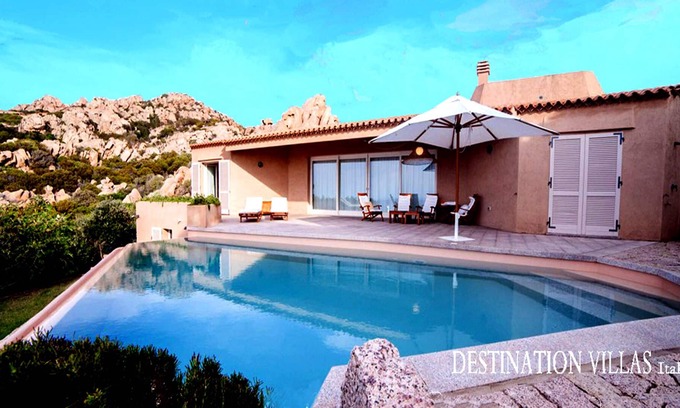 Costa Paradiso Villa | PARADISE COAST - VILLA OF GRANITE, POOL - 10 PL