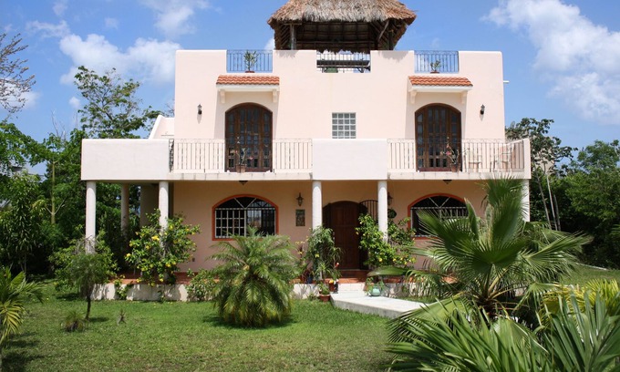 Cozumel Villa | Paradise Found--Villa Rosella--Lush, Tropical